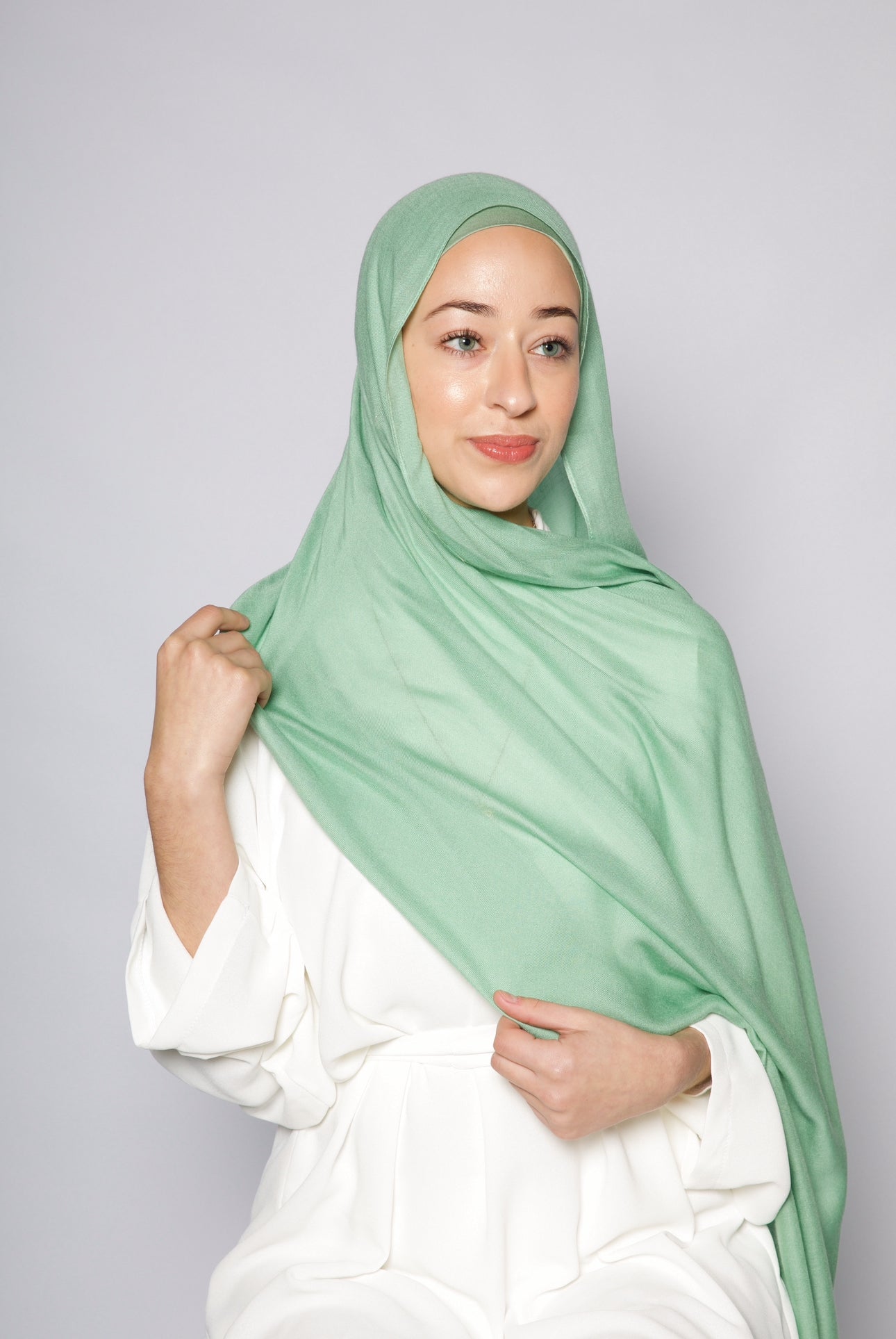 Mint - Modal Hijab Set