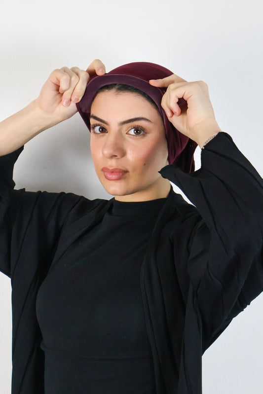 Burgundy - Velvet Grip Undercap