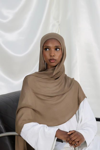 Mocha - Modal Hijab Set