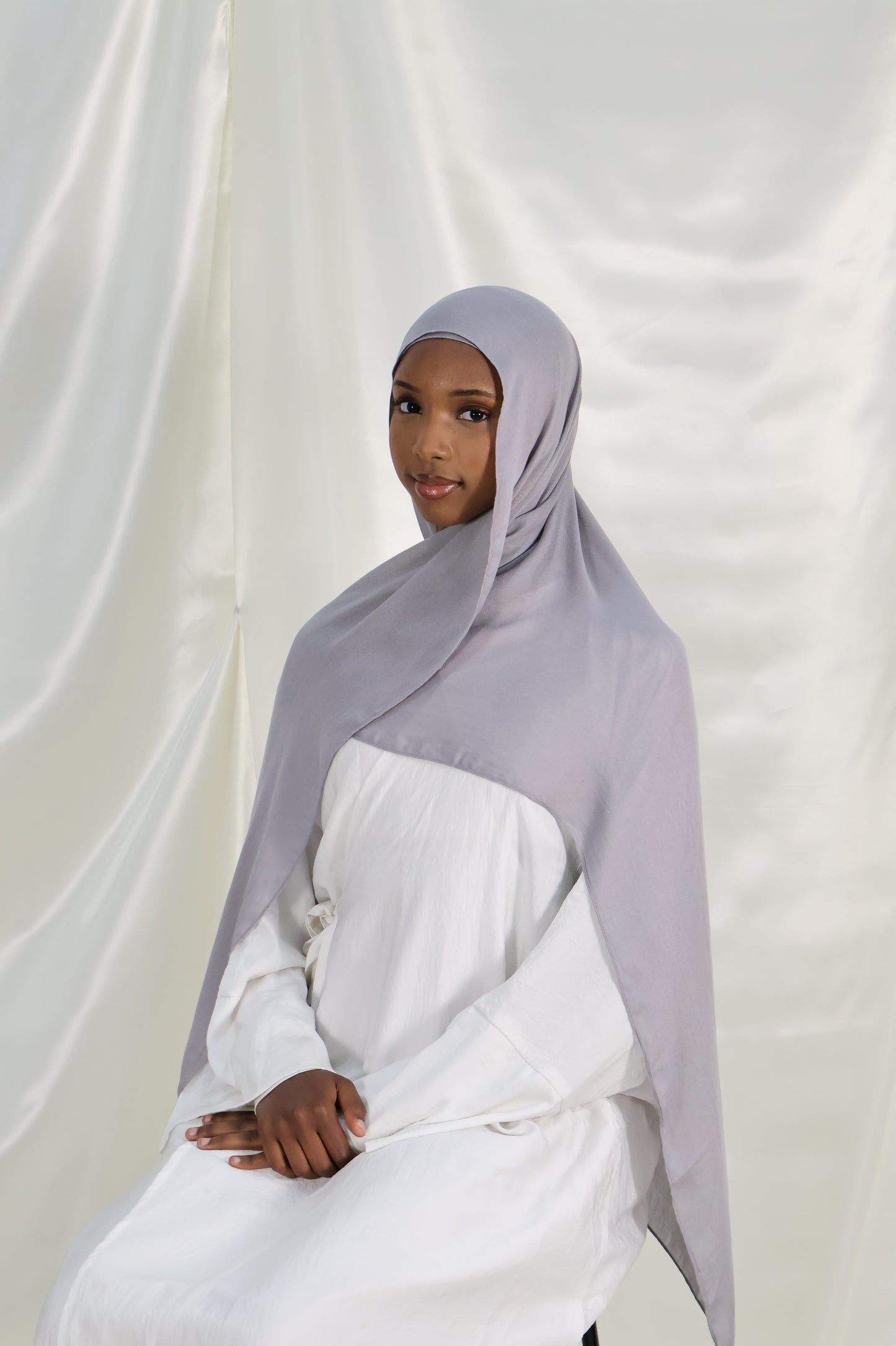 Fog - Modal Hijab Set